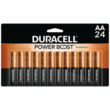 Duracell Coppertop AA Alkaline Batteries, 24 pk