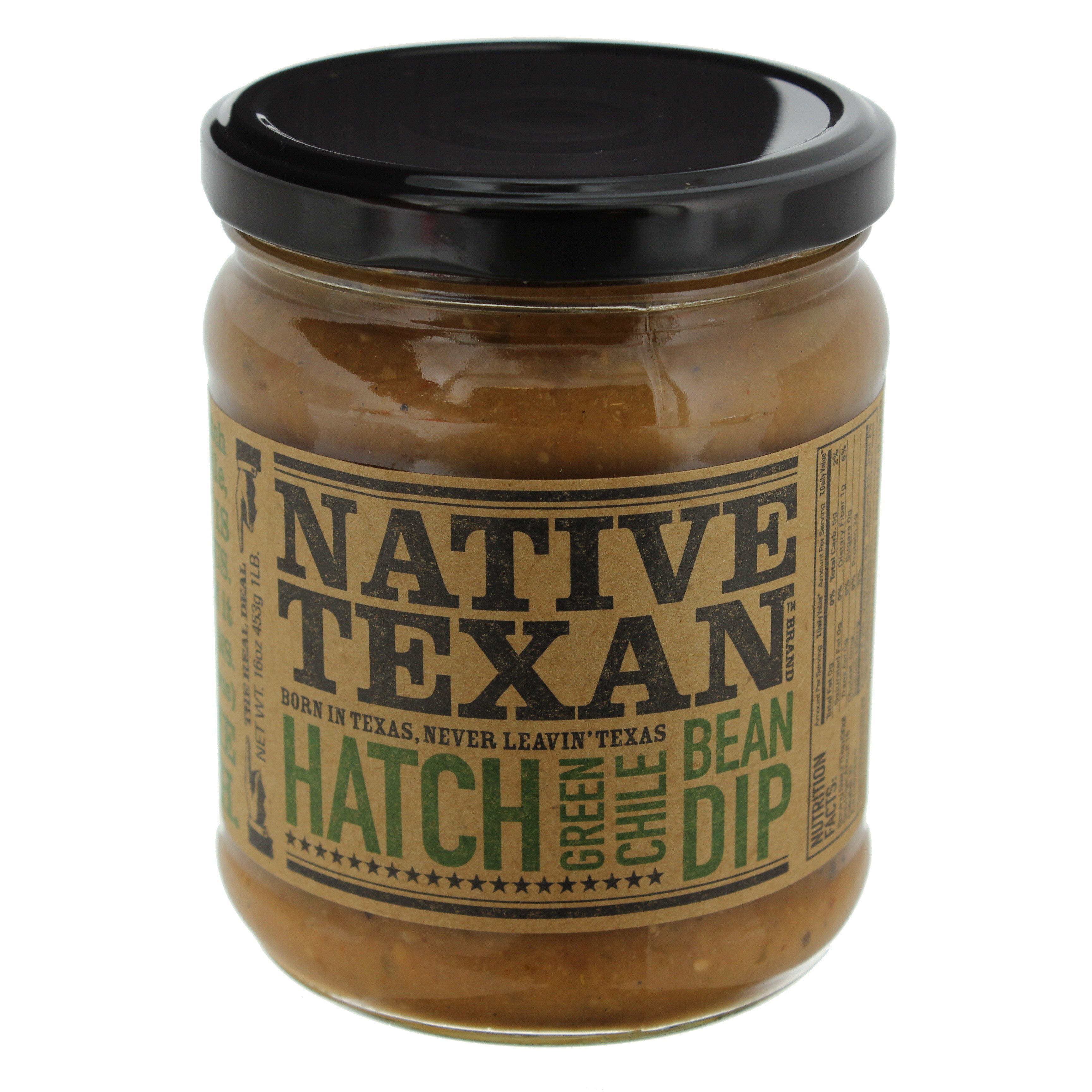 Native Texan Hatch Green Chile Bean Dip Shop Salsa & Dip at HEB