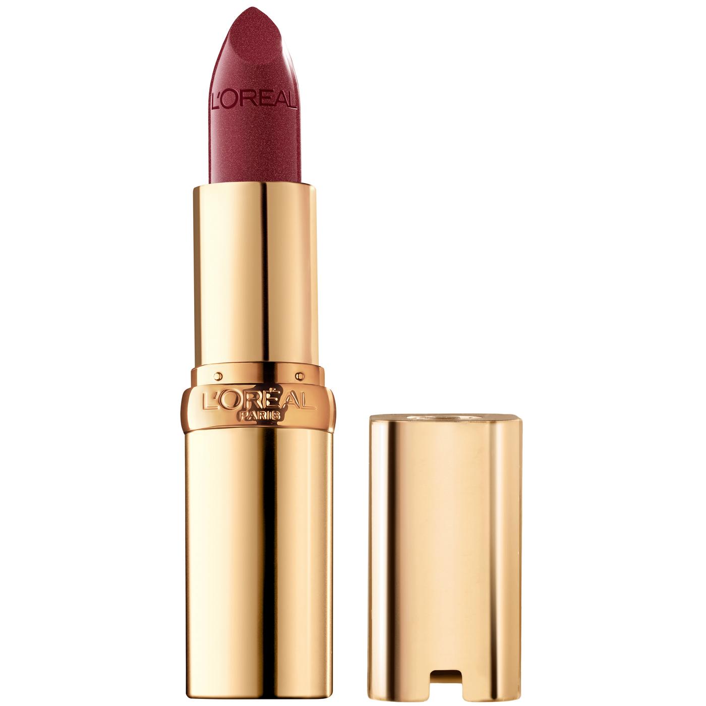 L'Oréal Paris Colour Riche Original Satin Lipstick for Moisturized Lips Golden Grape; image 1 of 2