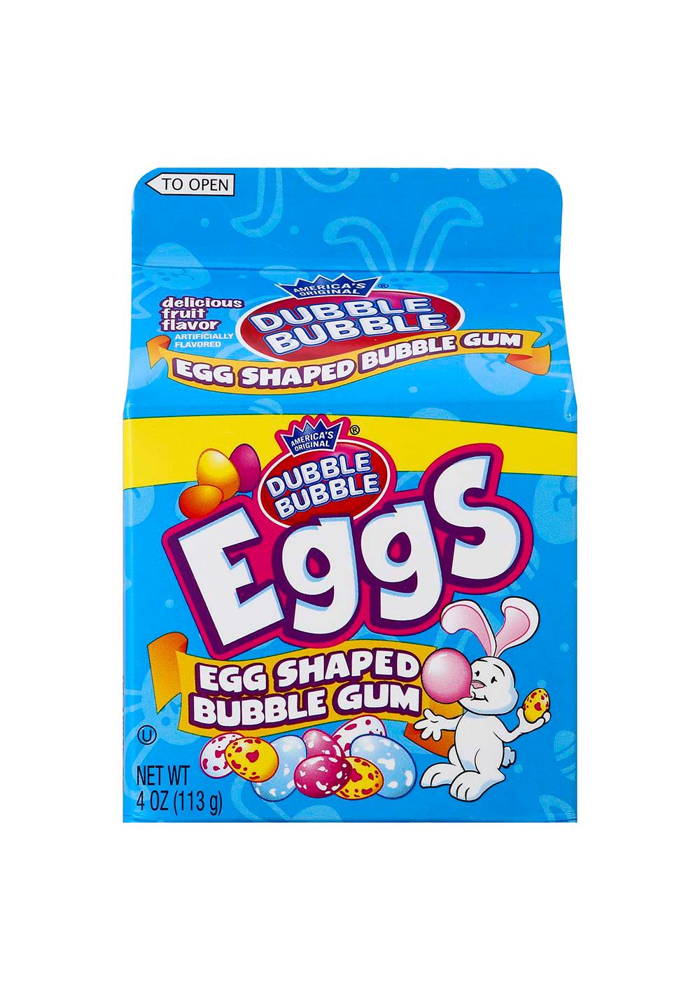 Dubble Bubble Bubble Gum Eggs Easter Carton; image 1 of 2
