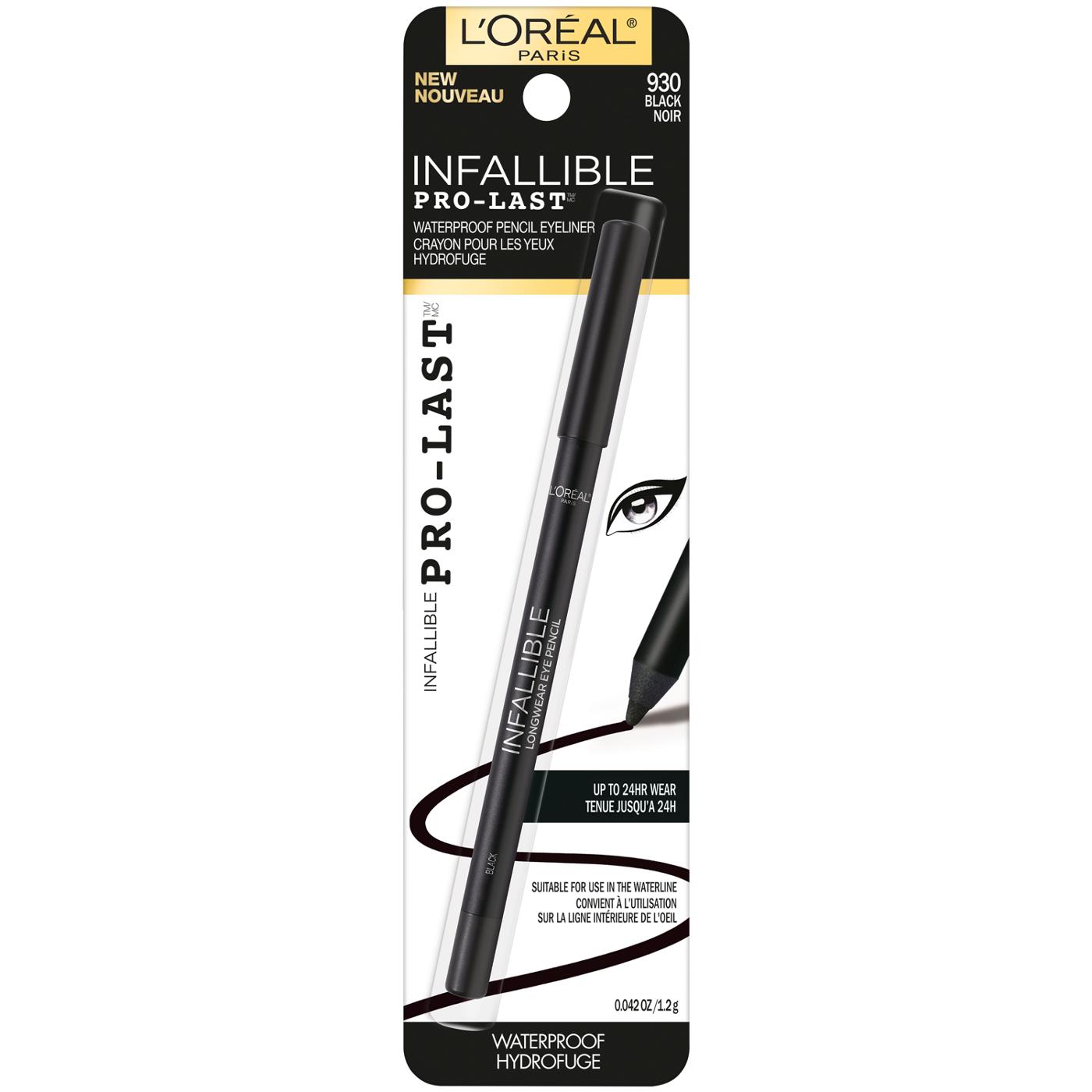 L'Oréal Paris Voluminous Smoldering Eyeliner with Custom Sharpener Black; image 1 of 2