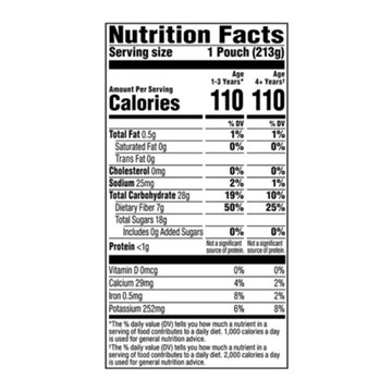 Plum Organics Baby Food Pouch - Pear, Purple Carrot +Blueberry, 4 oz