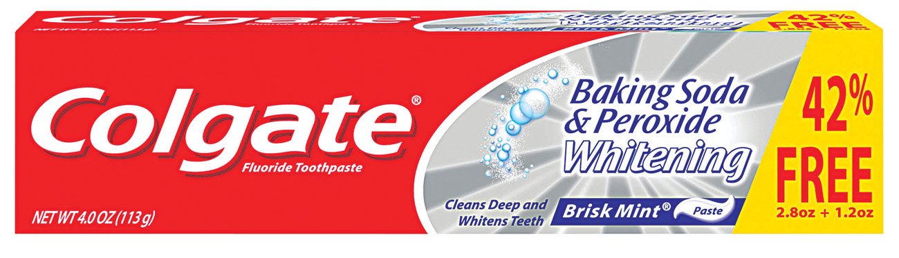 Colgate Baking Soda And Peroxide Whitening Bubbles Brisk Mint Paste ...