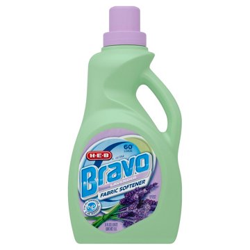 H-E-B Bravo HE Liquid Fabric Softener, 60 Loads - Lavender, 51 oz