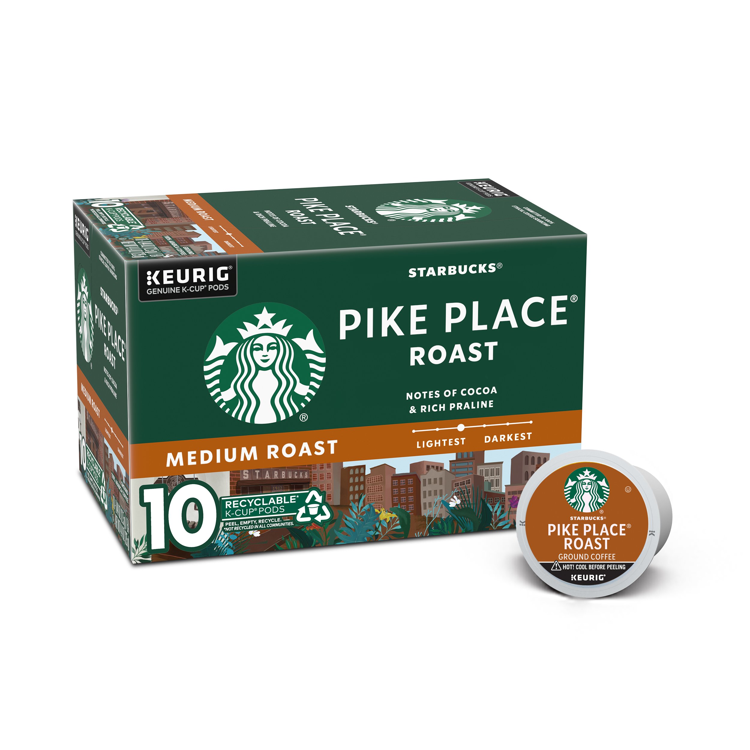 Starbucks k cups 2025 pike place roast