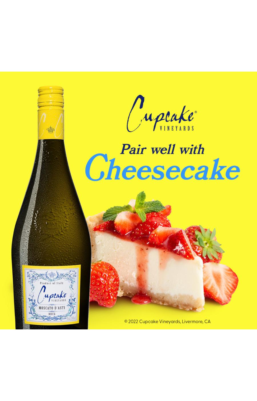 Cupcake Vineyards Moscato White Dessert Wine Italy; image 3 of 8