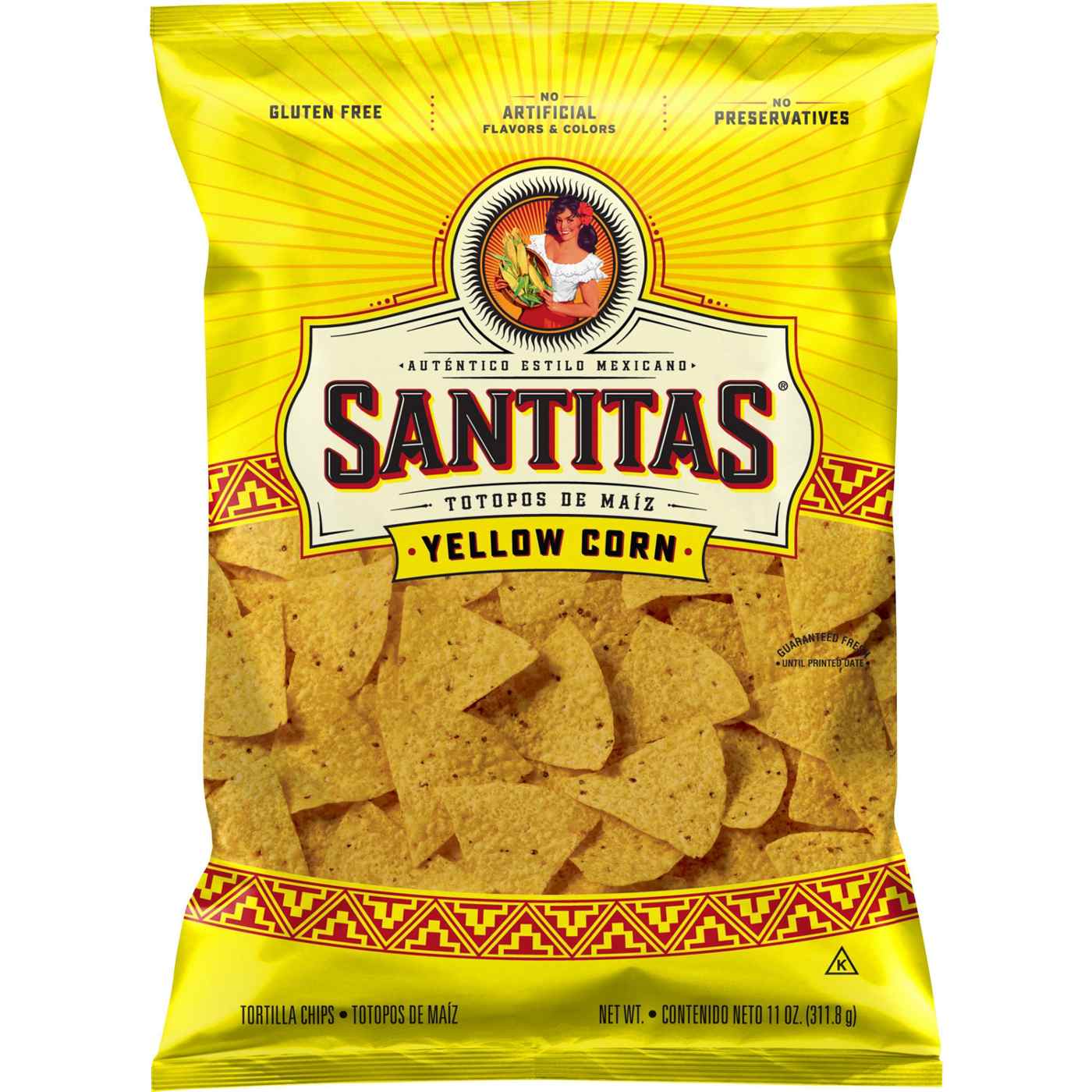 Calidad Yellow Corn Tortilla Chips Mexican Restaurant Style Chips, 11 Oz