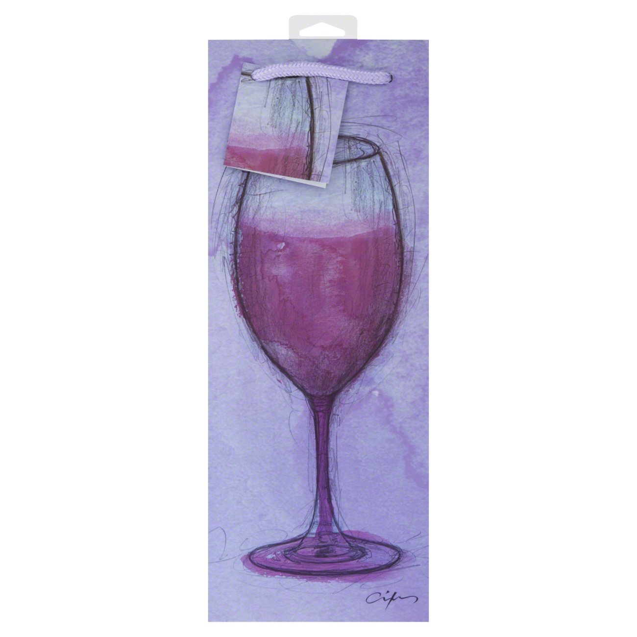 Oenophilia Red Wine Glass Wine Gift Bag Shop Gift Wrap at HEB