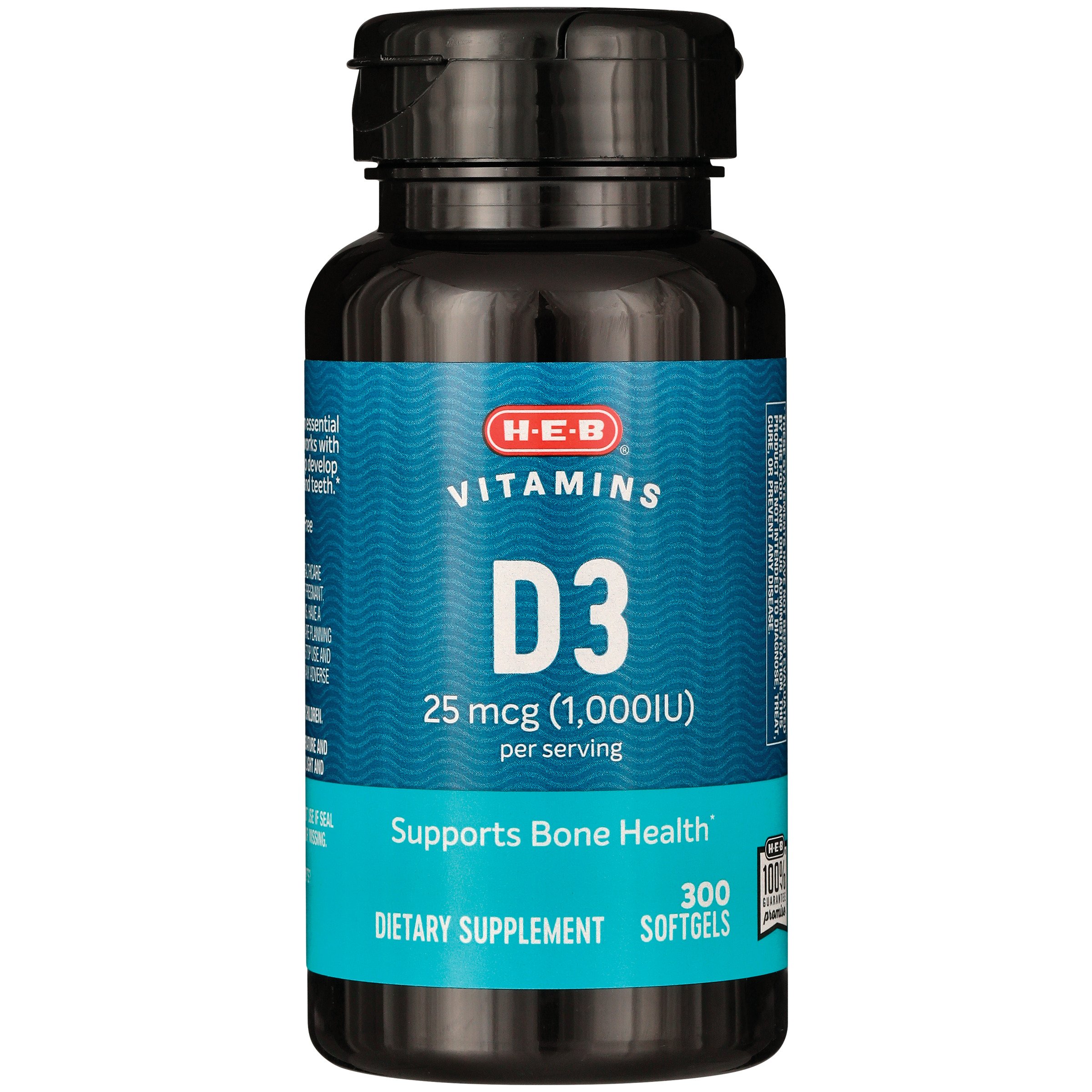HEB Vitamin D3 1000 IU Rapid Release Softgels Shop Vitamins AZ at