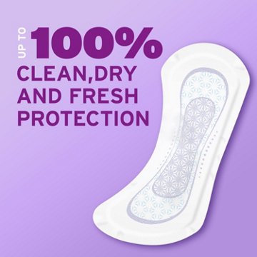 Poise Daily Incontinence Liners, 2 Drop Very Light Absorbency, Regular, 48 ct
