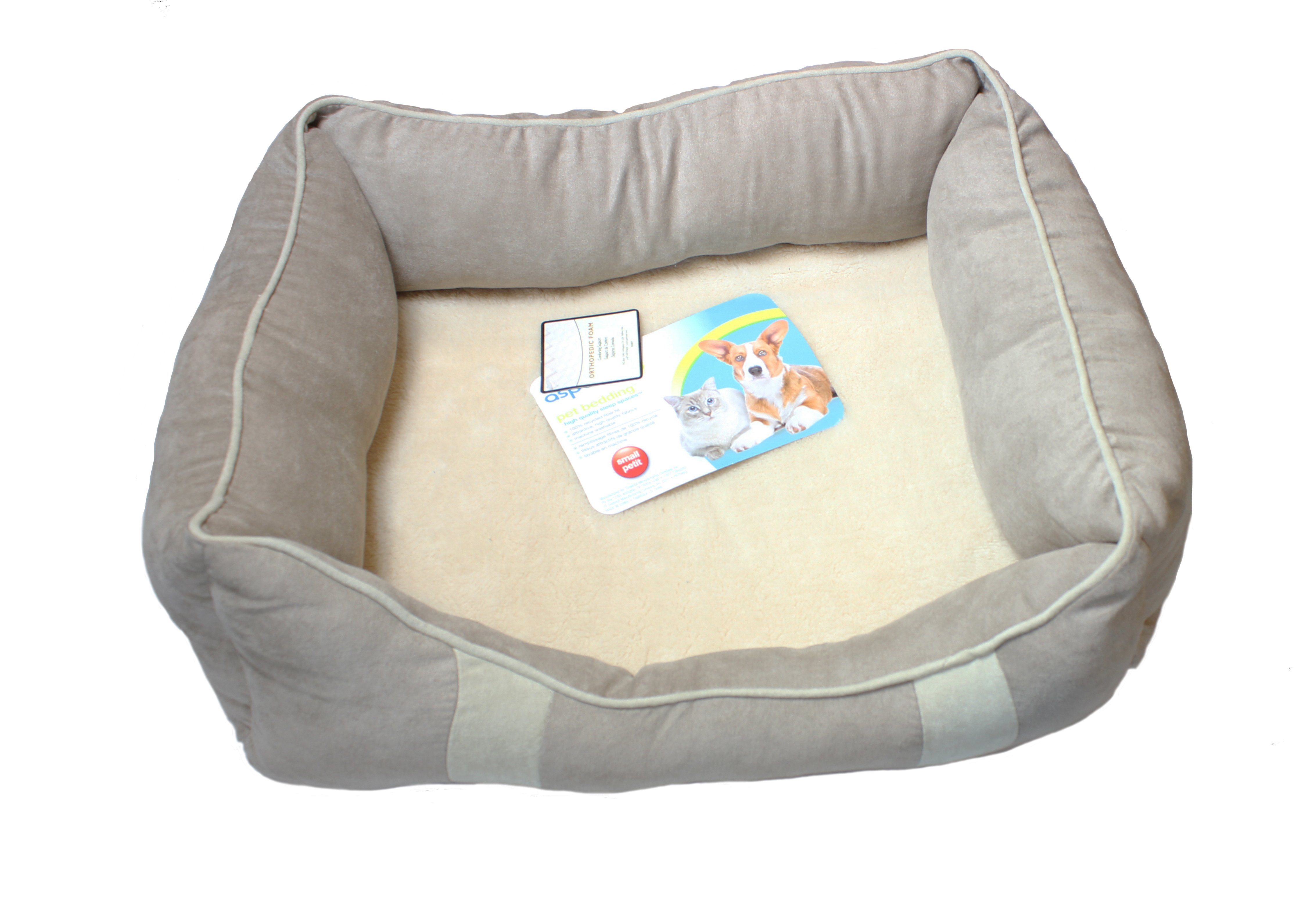 Aspen Pet 18" x 22" Lounger Bed Colors May Vary Shop Beds at HEB