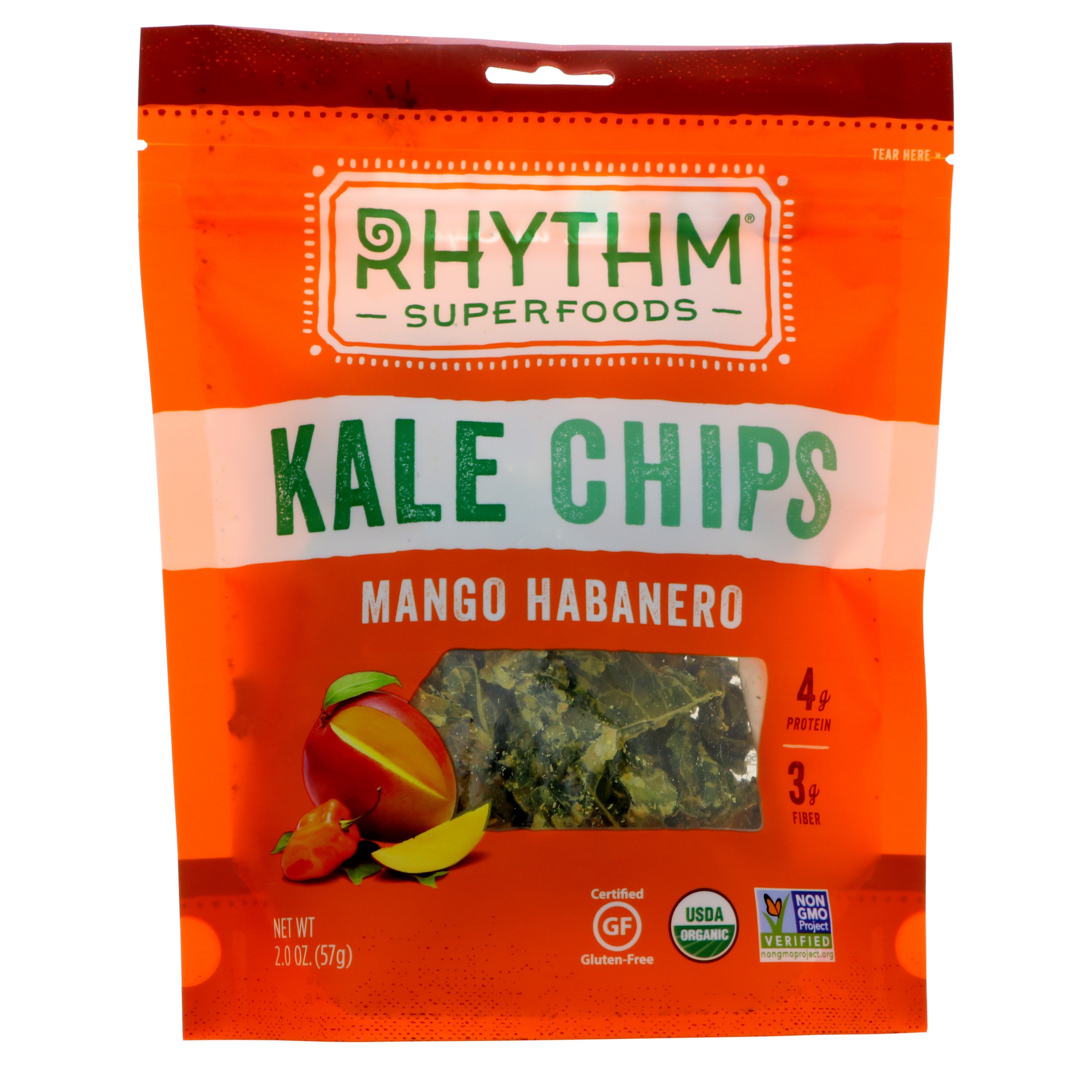 Rhythm Superfoods Mango Habanero Kale Chips Shop Chips at HEB