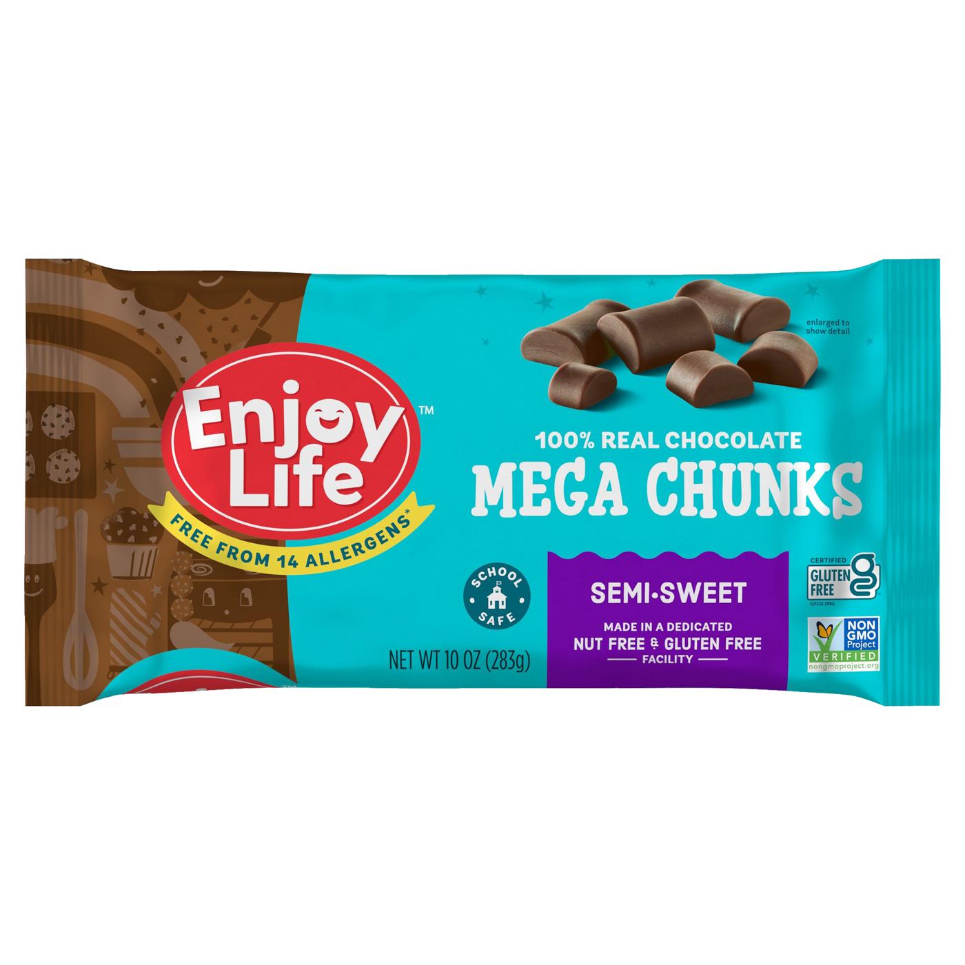 Enjoy Life Gluten-Free Allergy-Friendly Semi-Sweet Chocolate Mega Chunks; image 1 of 4