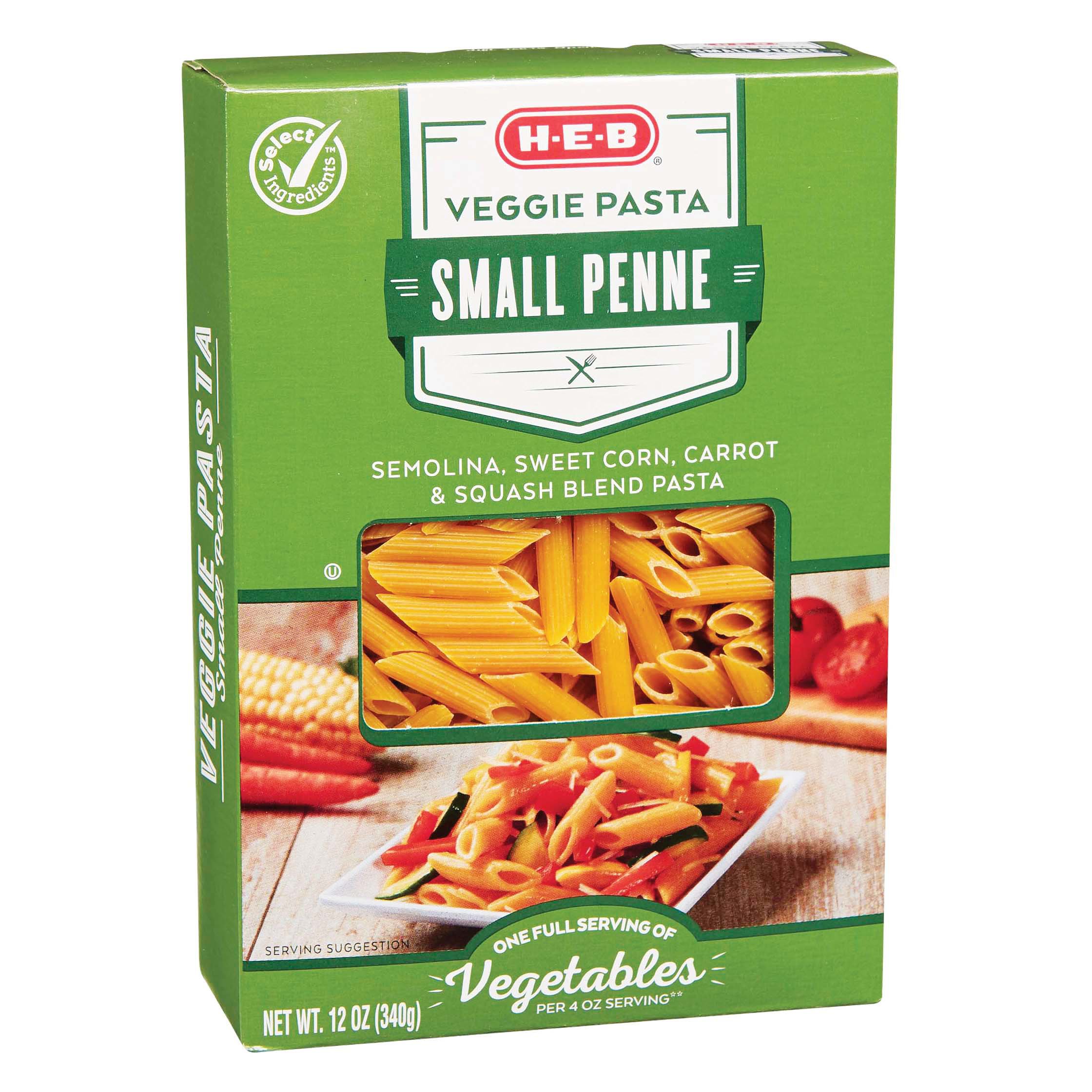 H-E-B Small Penne Veggie Pasta - Shop Pasta at H-E-B