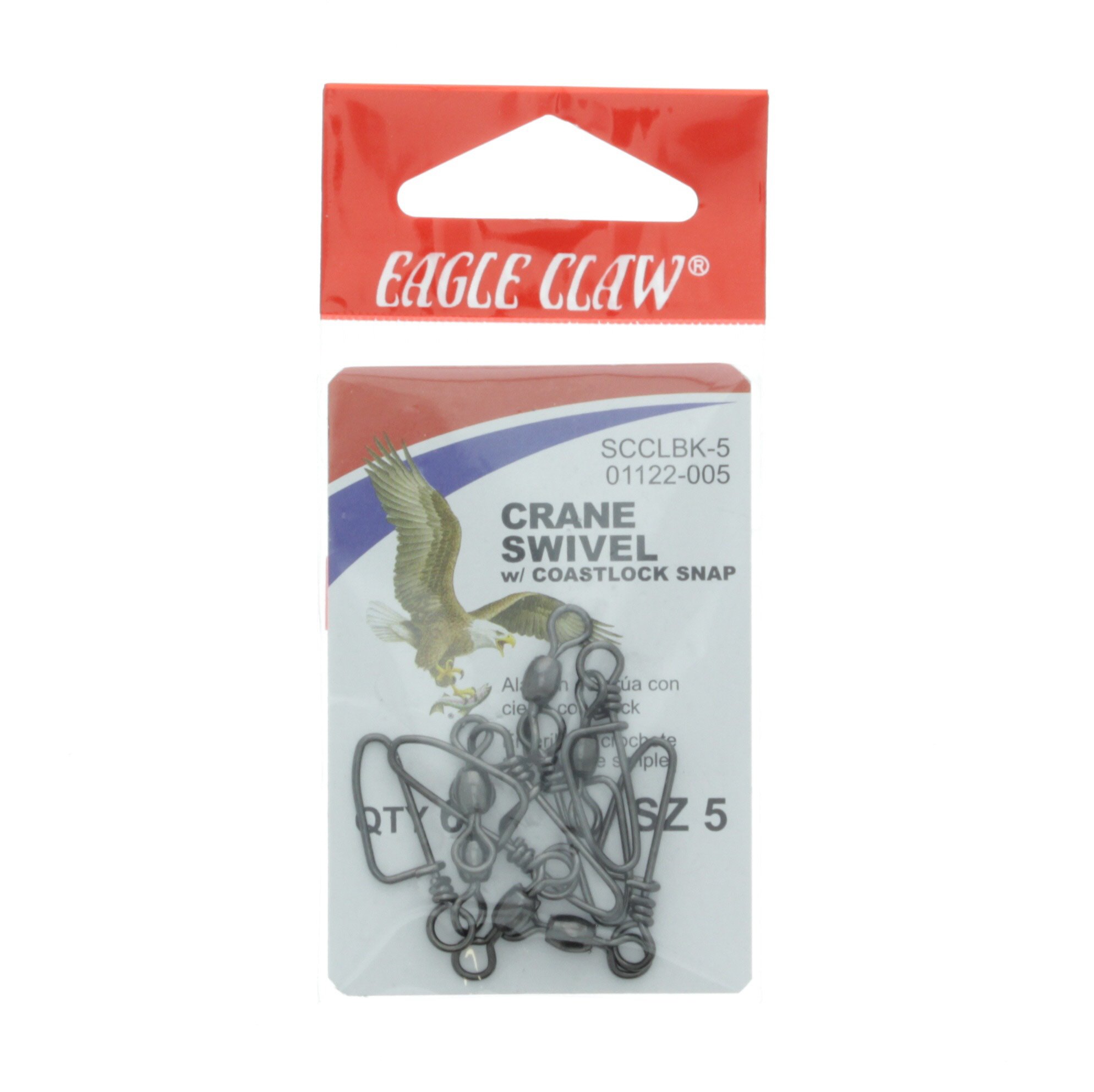 Eagle Claw Crane Swivel with Coastlock Snap Shop Fishing at HEB