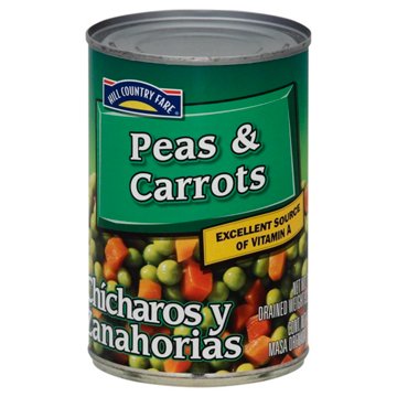 Hill Country Fare Peas & Carrots, 15 oz