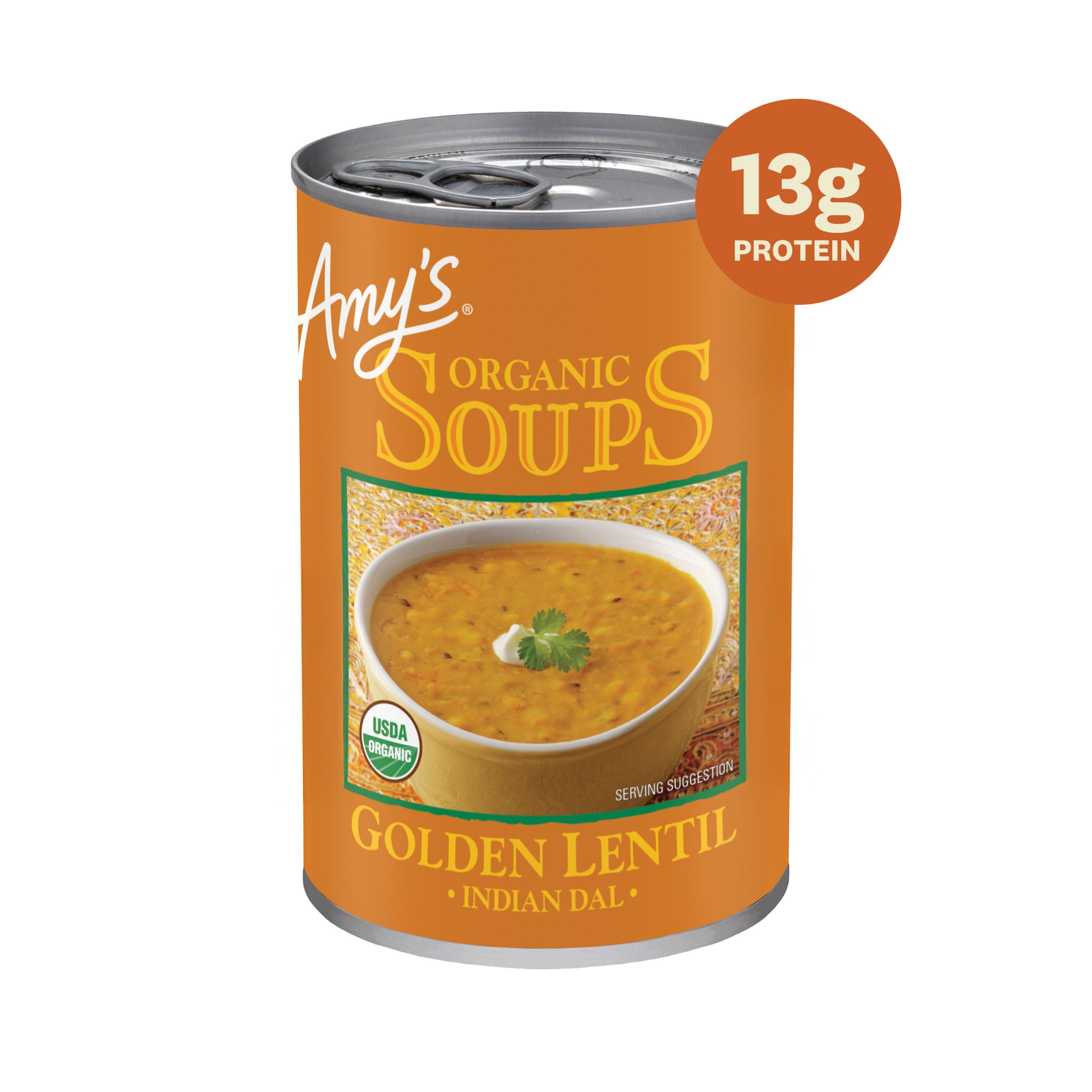 エイミールハイパースープ Amy's Indian Dal Golden Lentil Soup - Shop Soups & chili at H-E-B