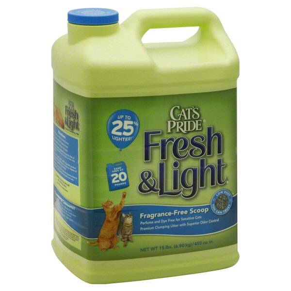 Fresh and light outlet cat litter