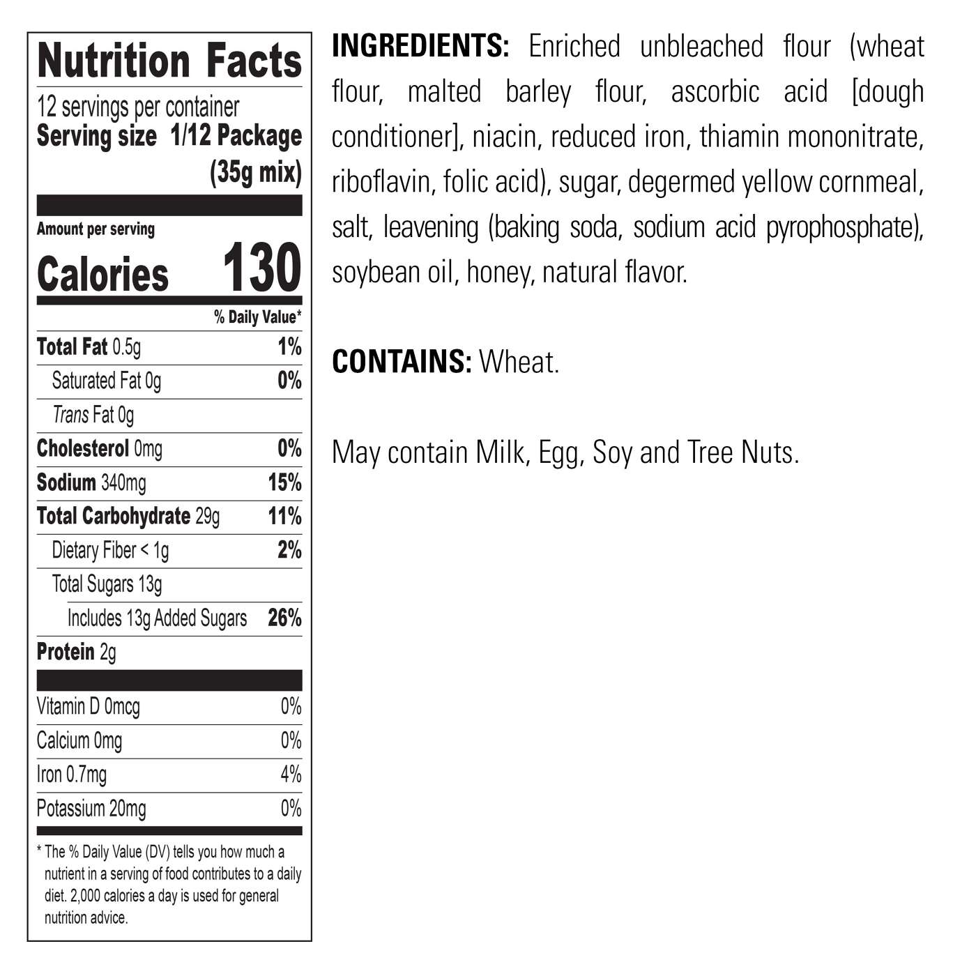 Krusteaz Honey Cornbread & Muffin Mix; image 3 of 7