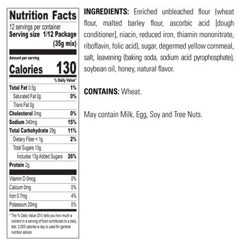 Krusteaz Honey Cornbread & Muffin Mix, 15 oz