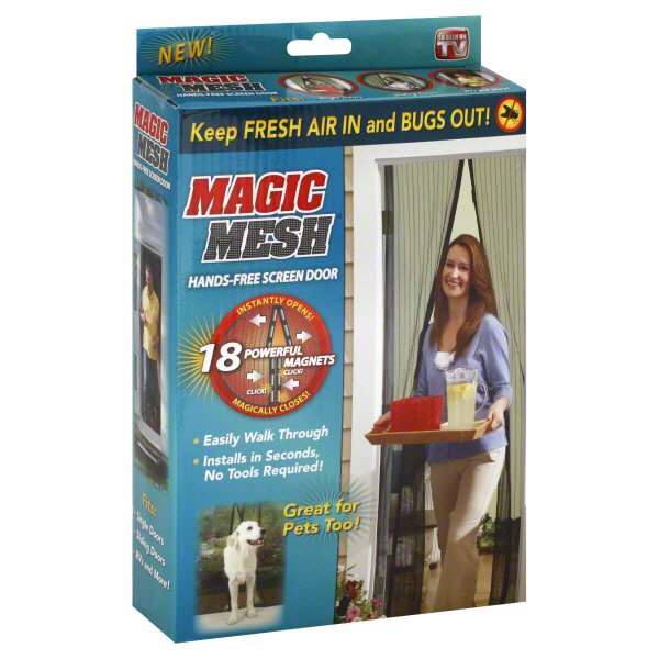 As Seen On TV Magic Mesh Magnetic Screen Door Cover - Shop Insect Repellant  at H-E-B