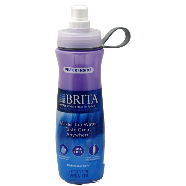 Brita Violet Water Bottle Filtration System Shop Kitchen & Dining at