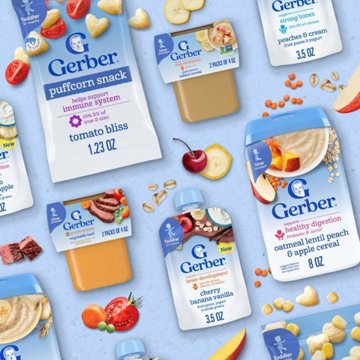 Gerber Stage 2 Baby Food - Vegetable Beef, 4 oz Tubs