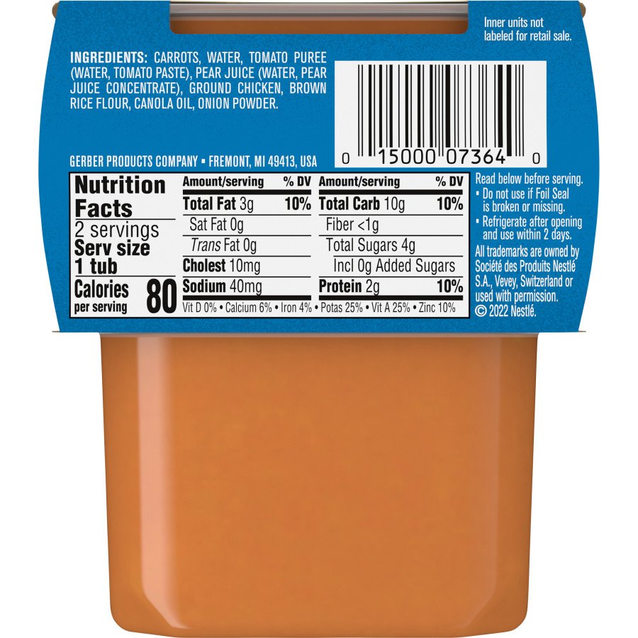 Gerber Mealtime for Baby 2nd Foods - Ham & Gravy - Shop Baby Food at H-E-B