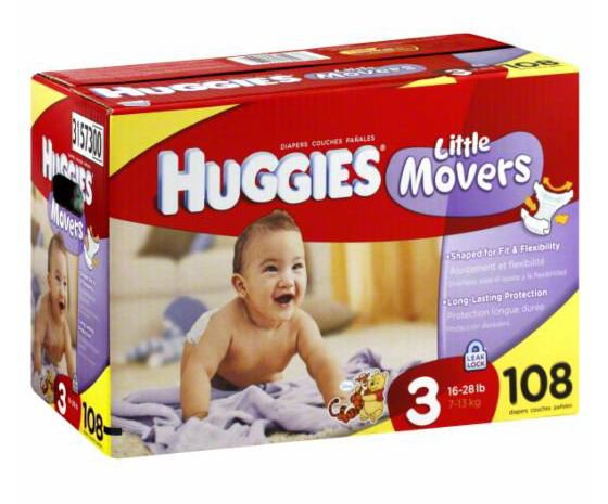 Huggies Little Movers Baby Diapers - Size 4 - Shop Diapers at H-E-B