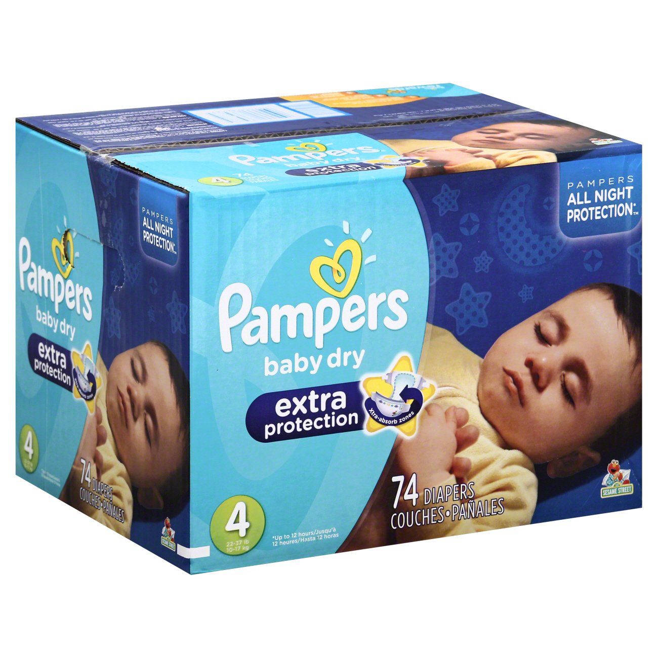 Pampers Extra Protection Super Pack Diapers, 74 Count - Shop Diapers at