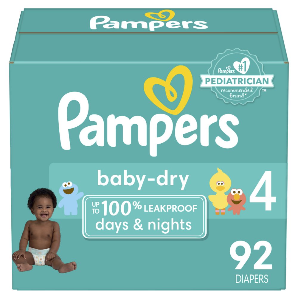 Pampers Baby-Dry Diapers 4 - Shop Diapers & Potty at H-E-B