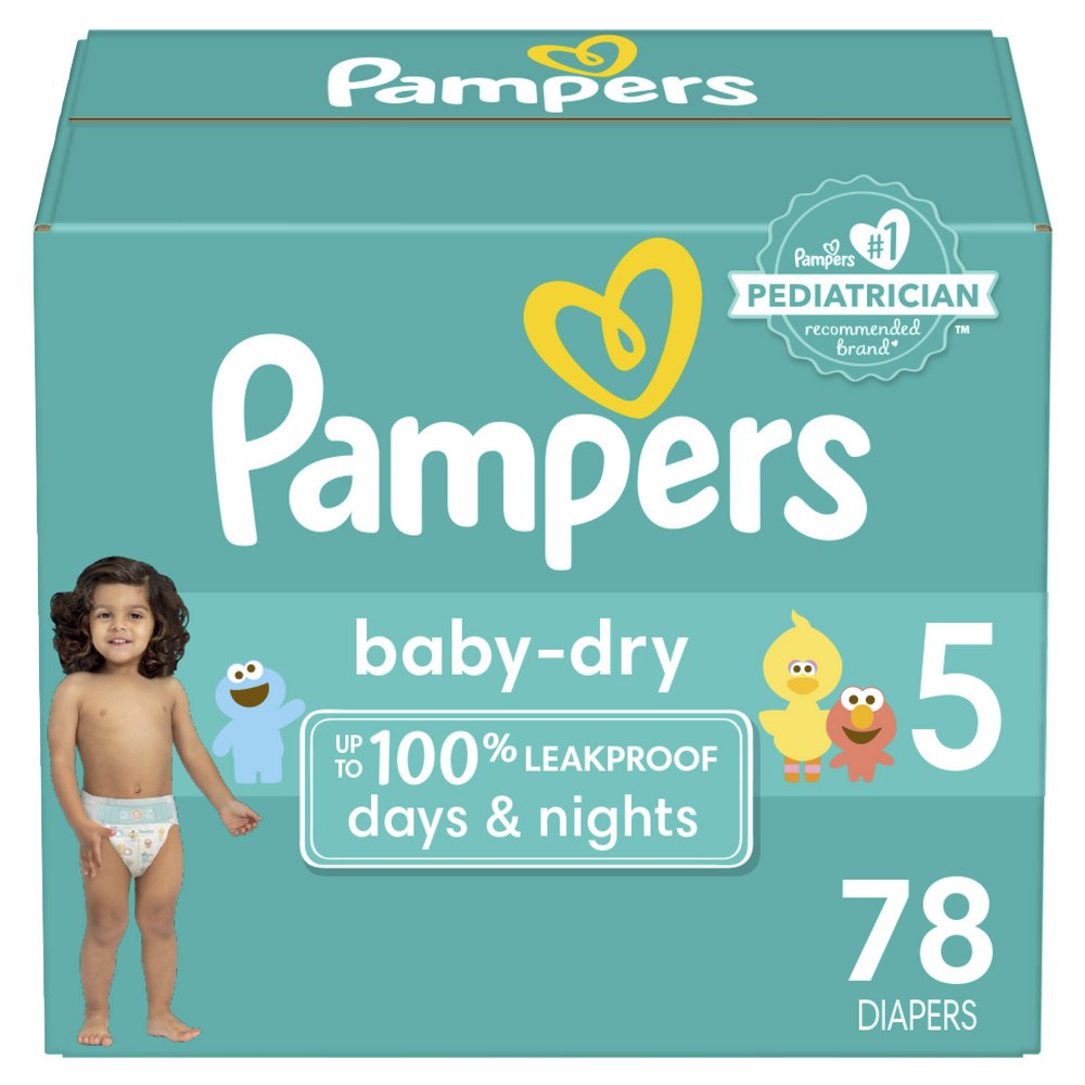 Rijden lening mini Pampers Baby-Dry Diapers Size 5 - Shop Diapers & Potty at H-E-B