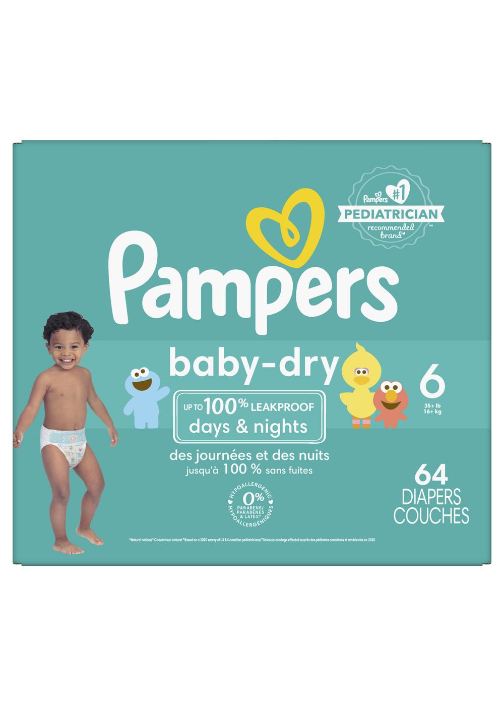 Pampers Baby Dry Ultra Cushiony Diapers - Size 6 (23-44 lbs); image 5 of 10