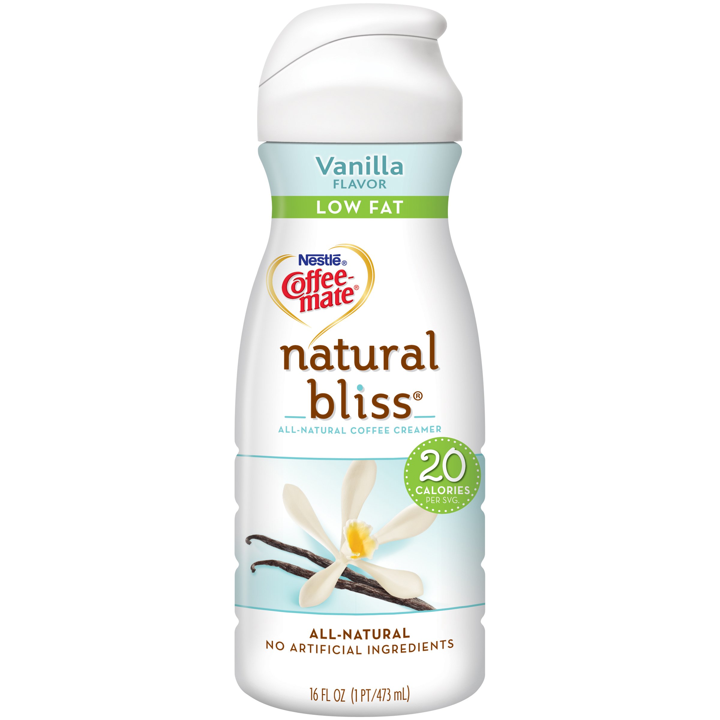 Coffee-Mate Natural Bliss Vanilla Flavor Low Fat Coffee ...