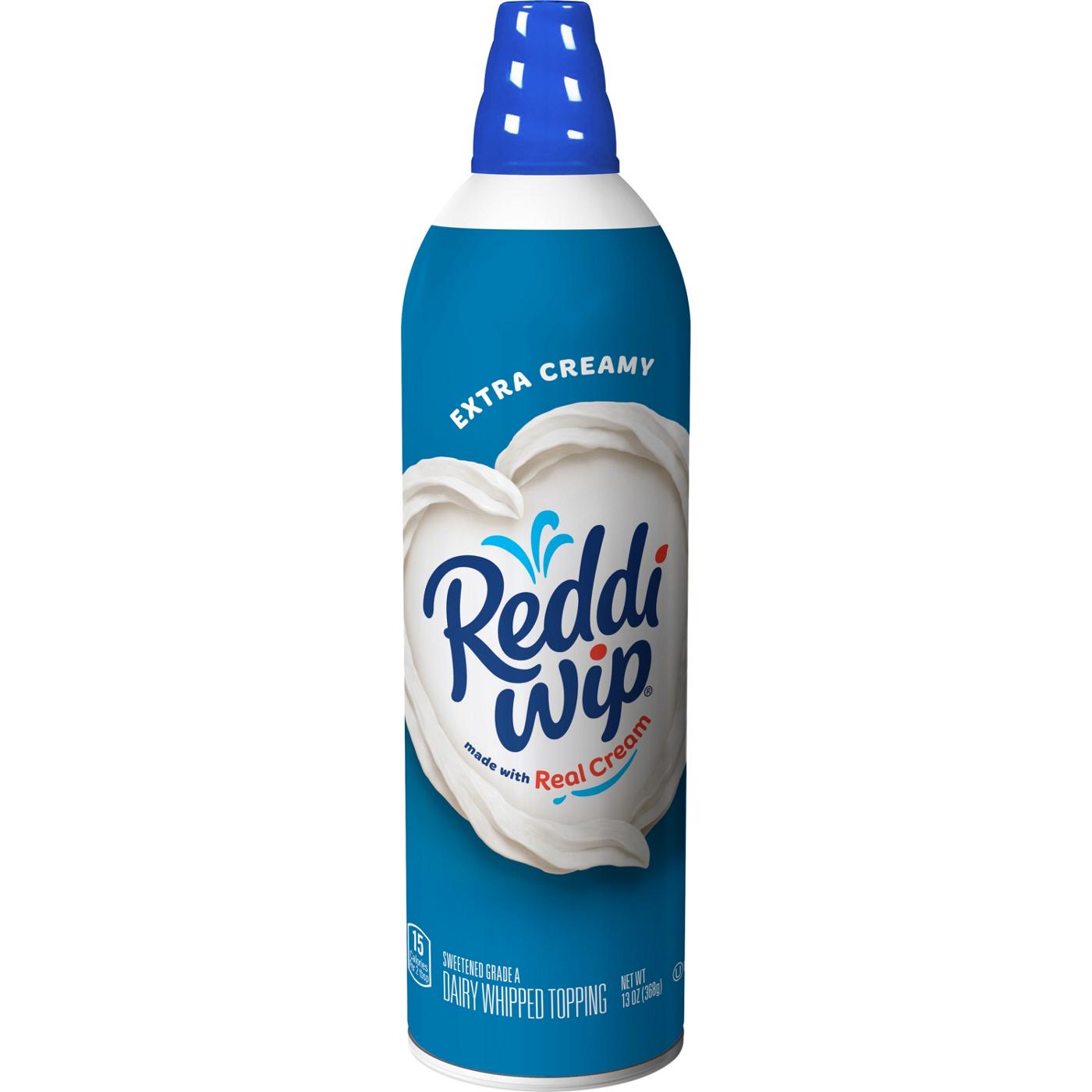 Reddi Wip Extra Creamy Whipped Topping Made with Real Cream; image 1 of 6