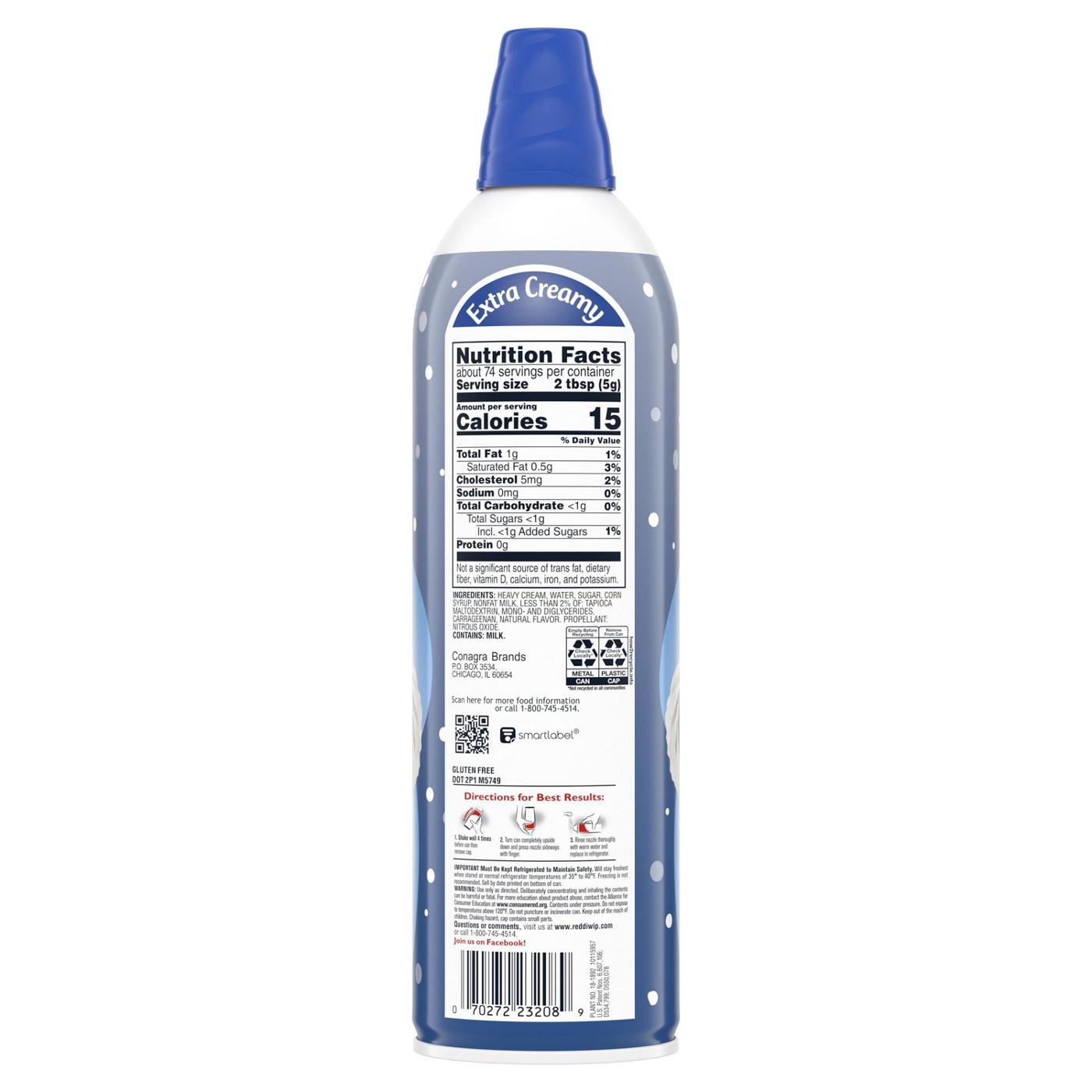 Reddi Wip Extra Creamy Whipped Topping; image 3 of 3