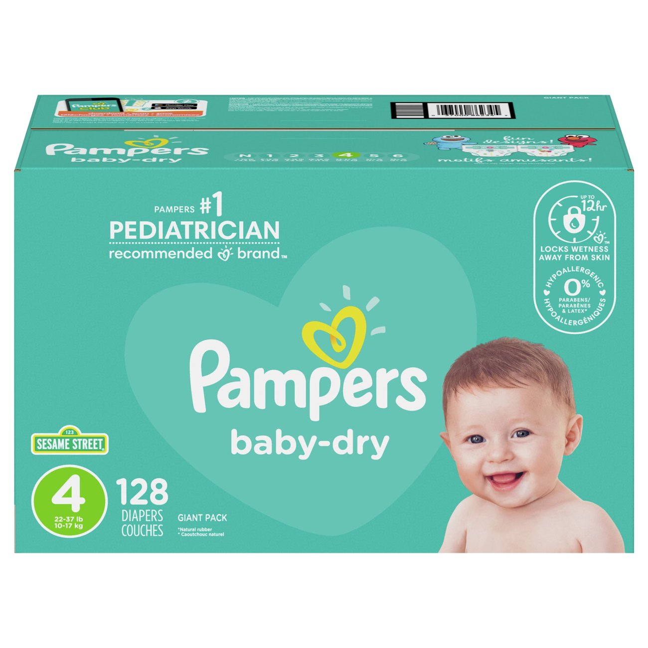 diapers size 4 pampers