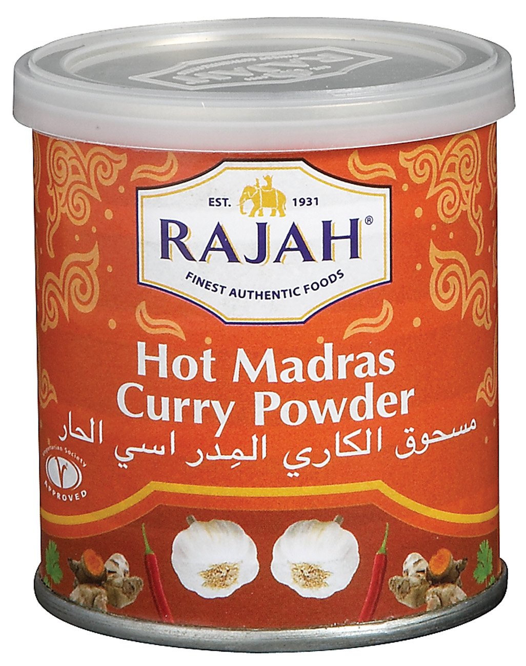 Rajah Hot Madras Curry Powder Shop Spice Mixes at HEB