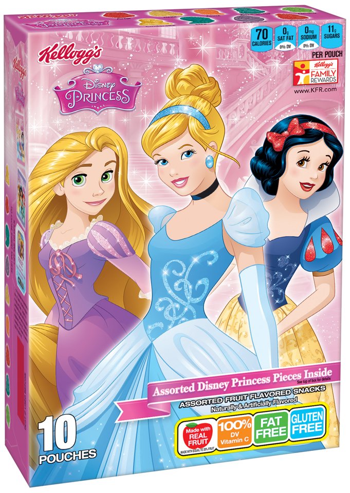 Kellogg's Disney Princess Assorted Fruit Flavored Snacks Shop Snacks