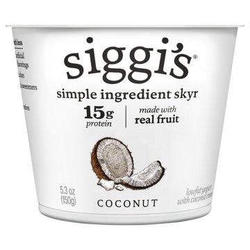 Siggi's 2% Non-Fat Strained Skyr Yogurt - Coconut