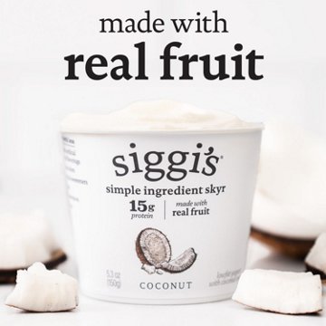 Siggi's 2% Non-Fat Strained Skyr Yogurt - Coconut