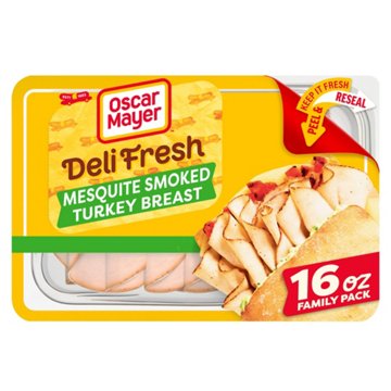 Oscar Mayer Deli Fresh Mesquite Smoked Turkey Breast, 16 oz