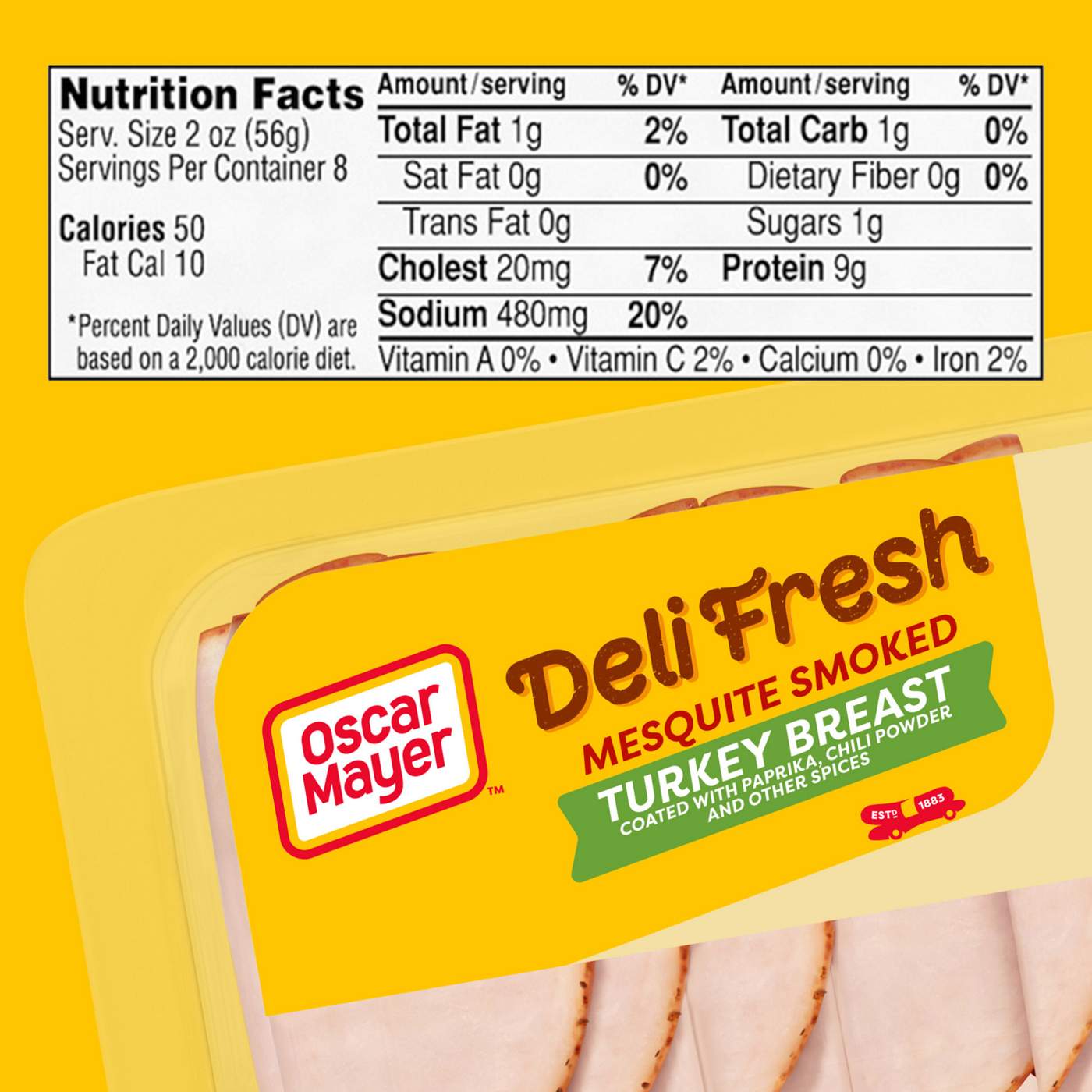 Oscar Mayer Deli Fresh Mesquite Smoked Turkey Breast; image 4 of 5