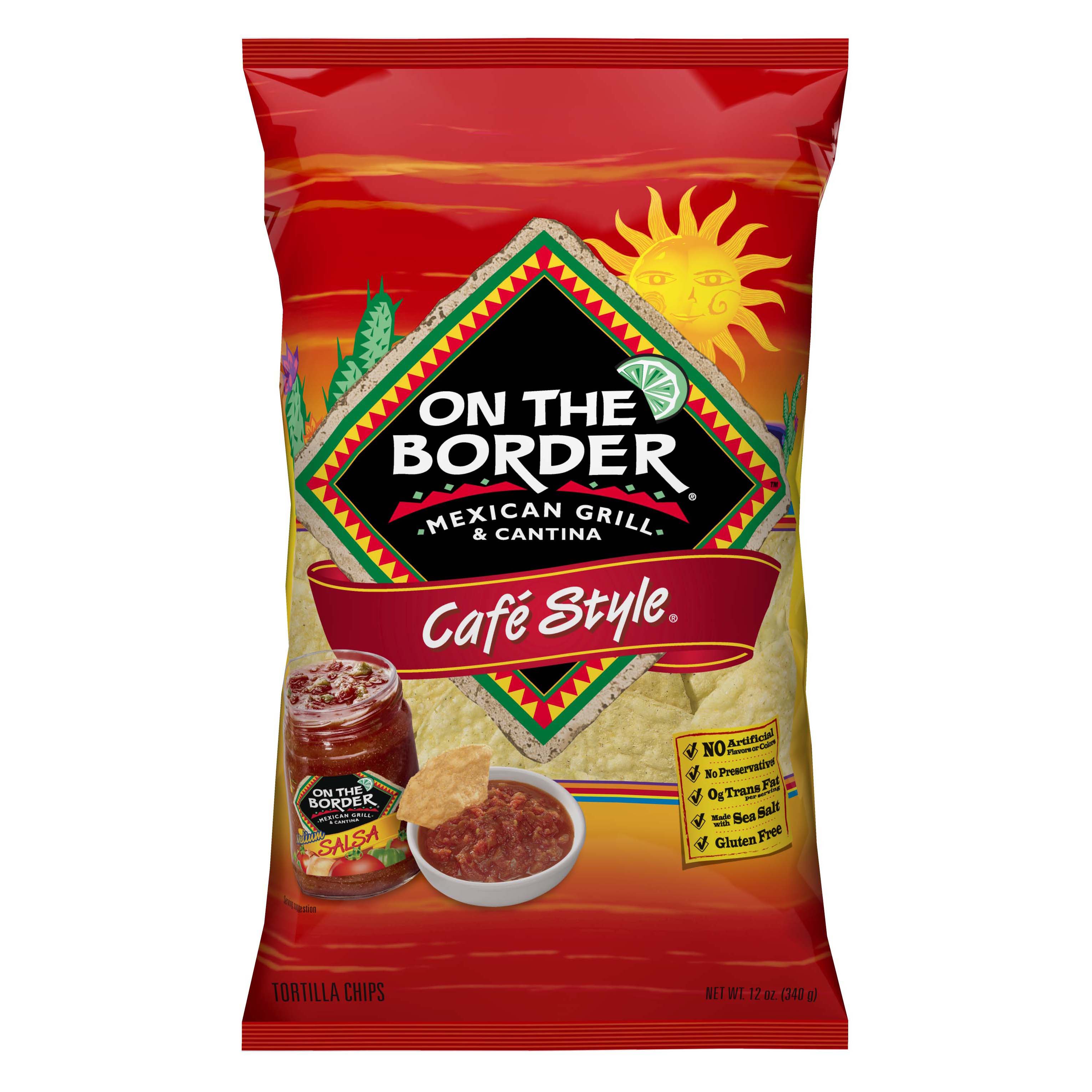 On The Border Cafe Style Tortilla Chips Shop Chips at HEB