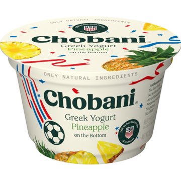 Chobani Low-Fat Pineapple on the Bottom Greek Yogurt