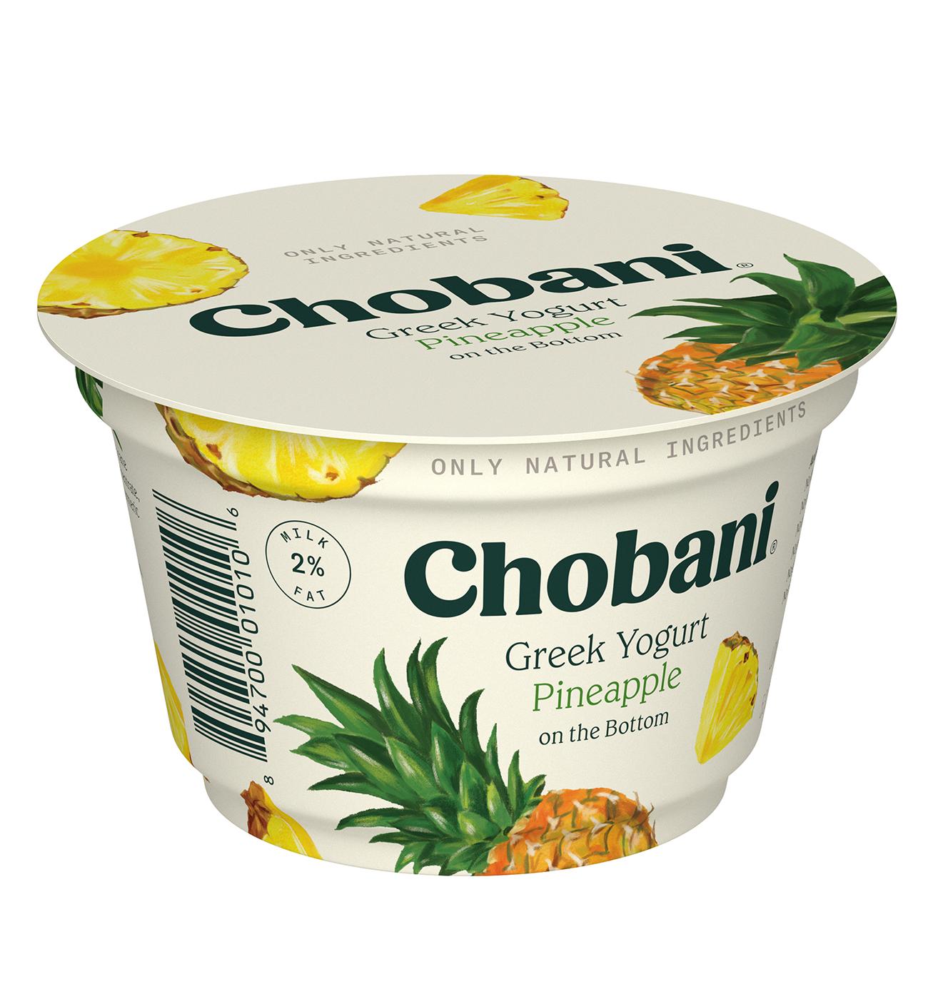 Chobani Low-Fat Pineapple on the Bottom Greek Yogurt; image 4 of 5