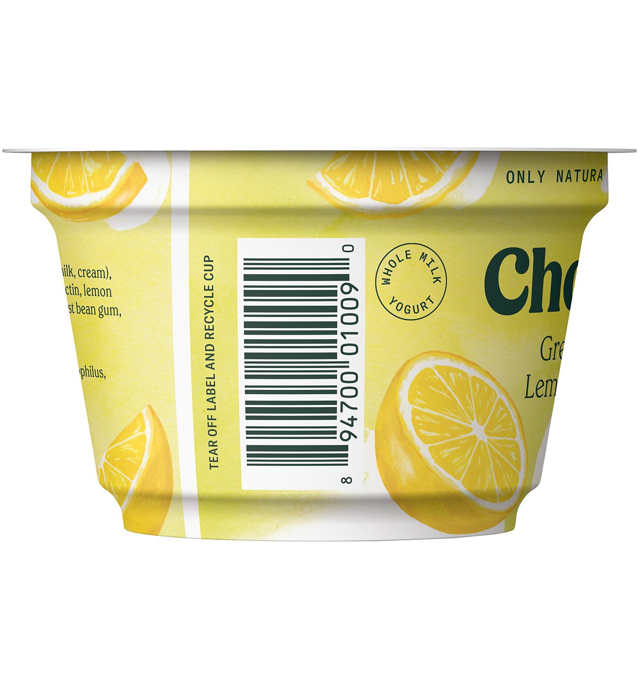 Chobani Lemon & Cream Blended Whole Milk Greek Yogurt; image 3 of 5