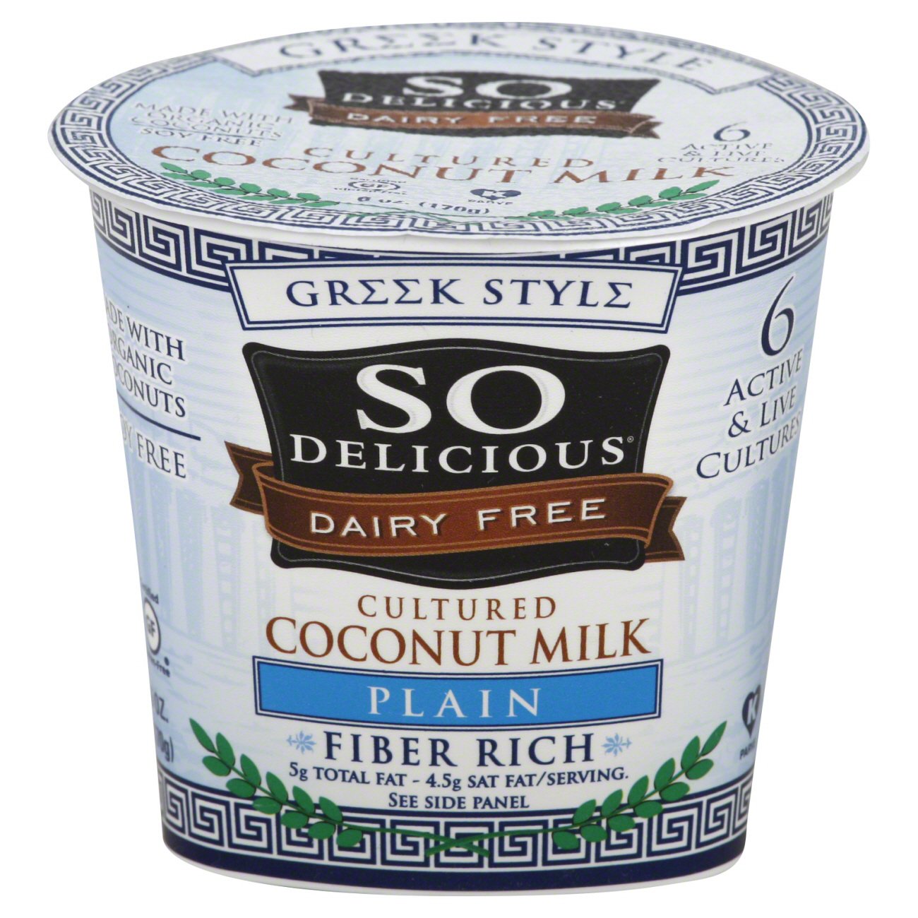 So Delicious Cultured Greek Style Plain Coconut Milk Yogurt Shop