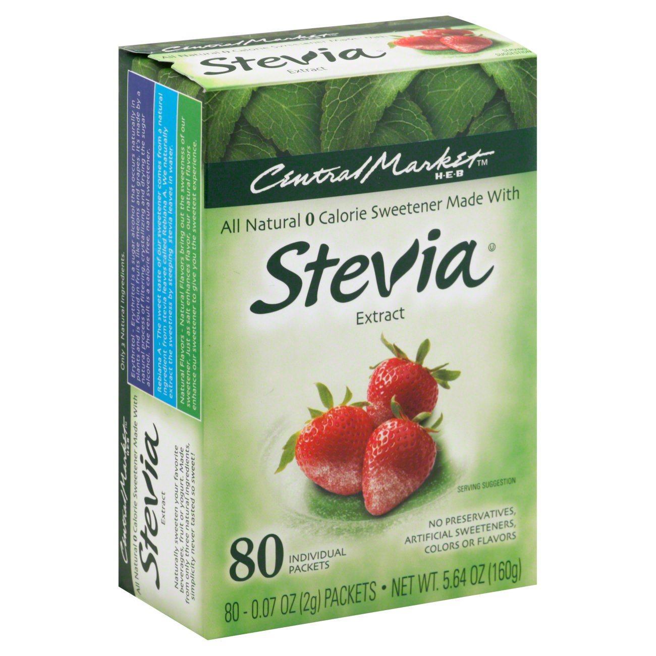 Central Market Stevia Extract Packets Shop Sugar Substitutes at HEB