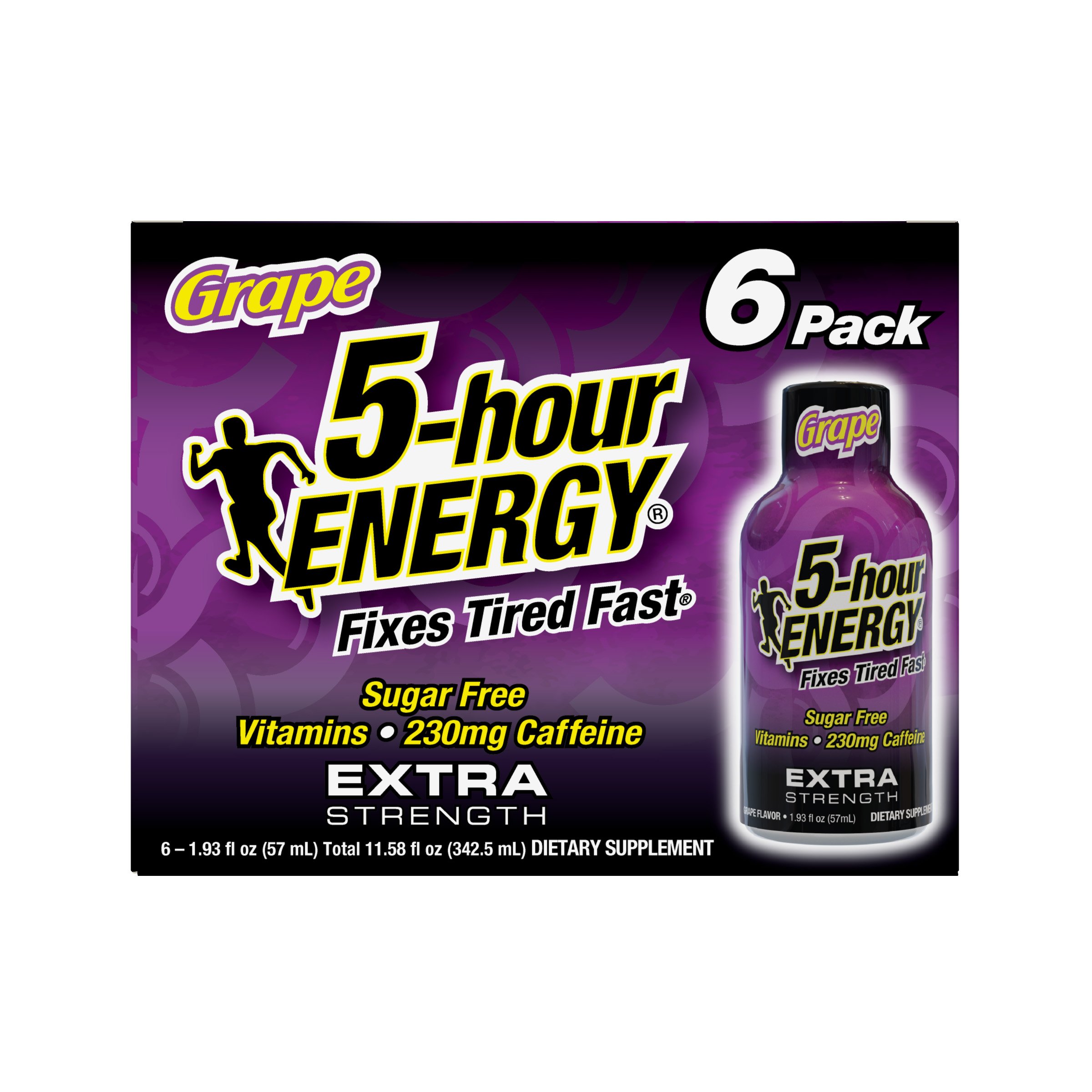 5hour ENERGY Extra Strength Grape Shot 6 pk Shop Sports & Energy